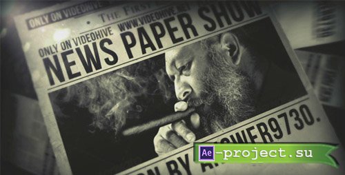News Paper Show - Project for After Effects