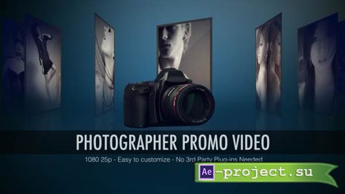 Videohive Photographer Promo Video - Project for After Effects