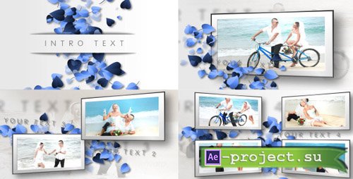 Videohive - Hearts, Clean Wedding Slideshow - 2862508 - Project for After Effects