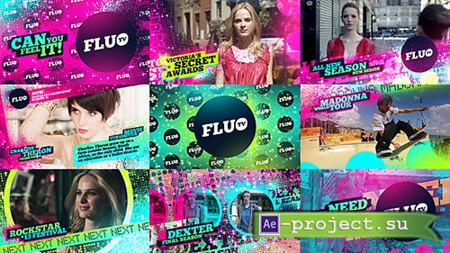 Videohive Fluo TV - Project for After Effects
