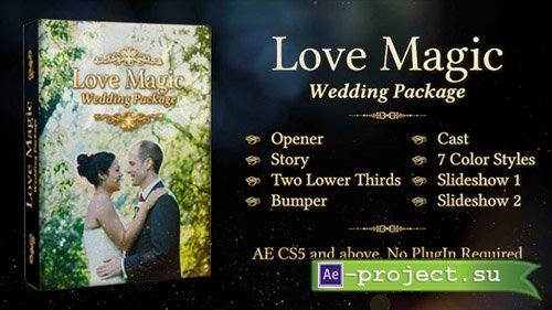 Videohive Love Magic Wedding Package  - Project for After Effects