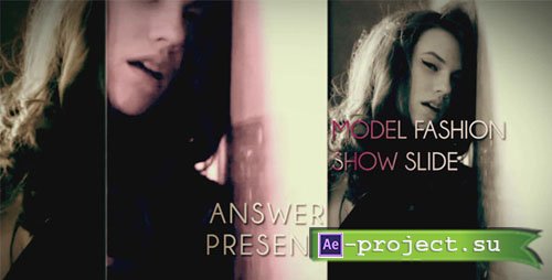 Videohive Model Show Slide - Project for After Effects