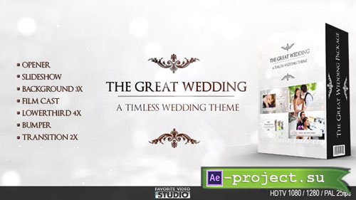 Videohive The Great Wedding Pack - Project for After Effects