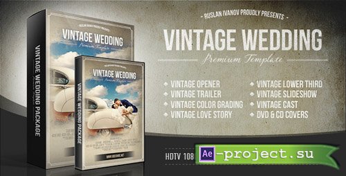 Videohive: Vintage Wedding Package - Project for After Effects