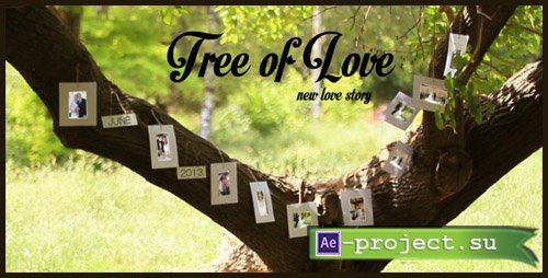 Videohive: Tree Of Love - Project for After Effects
