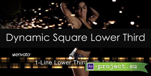 Videohive Dynamic Square Lower Third - Project for After Effects