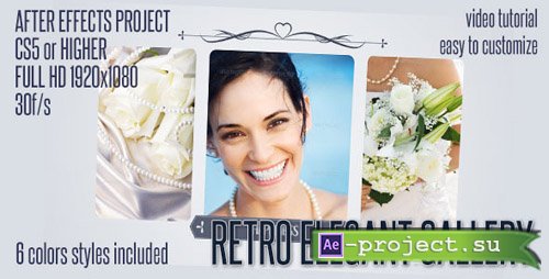 Videohive Elegant Retro Gallery - Project for After Effects