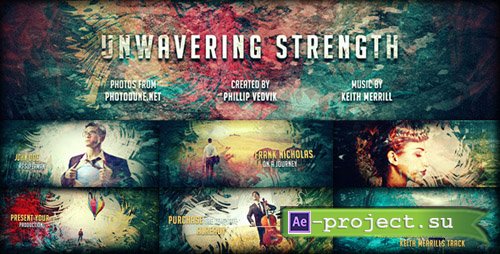 Videohive Unwavering Strength - Project for After Effects