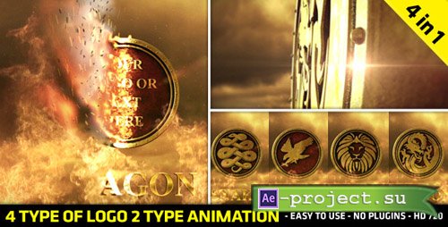Videohive Fire Logo Reveal - Project for After Effects