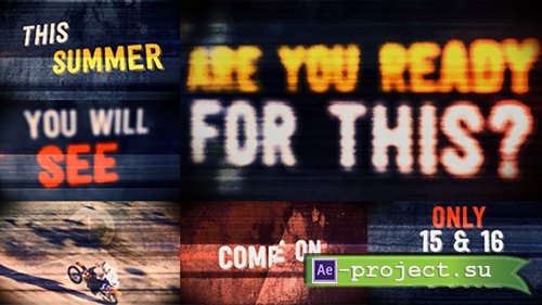 Videohive The Grunge Promo - Project for After Effects