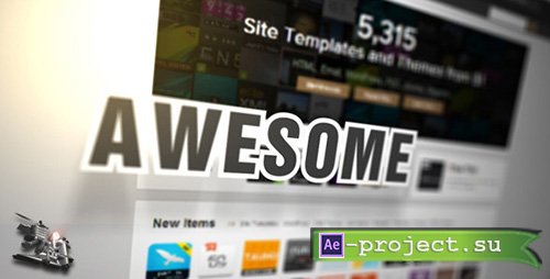 Videohive Website/Webpage/Wordpress Promotion - Project for After Effects