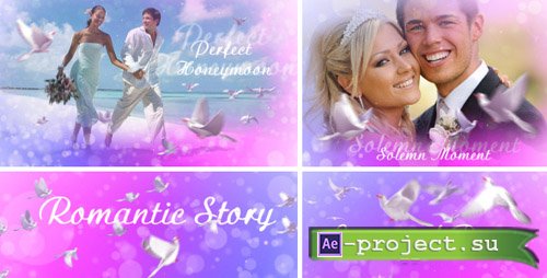 Videohive Love And Doves - Project for After Effects