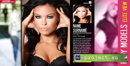 Videohive Lady Models - Project for After Effects