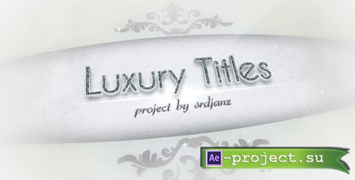 Videohive Luxury Titles Pack - Project for After Effects