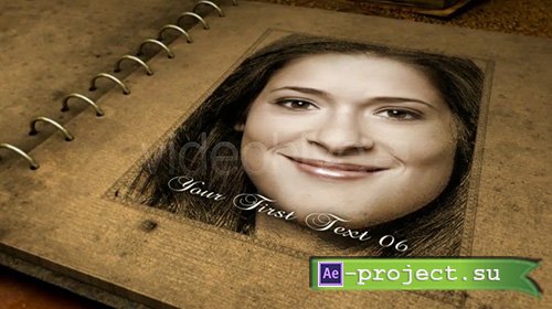 Videohive Golden Memories Album - Project for After Effects