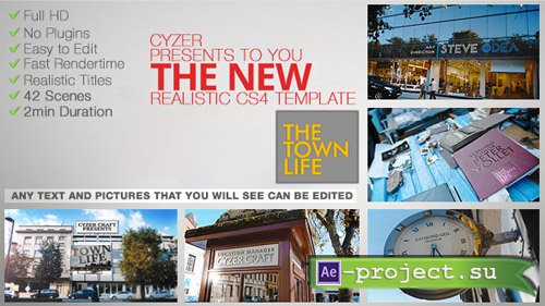 Videohive Town Life Intro Promotion - TV Series Opener- Project for After Effects