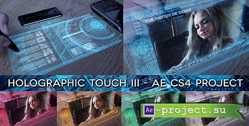 Videohive Holographic Touch III - Project for After Effects
