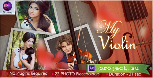 Videohive My Violin - Project for After Effects