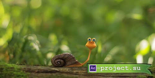 Videohive The Snail Logo Opener- Project for After Effects