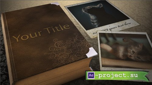 Videohive Romantic Book - Project for After Effects