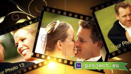 RevoStock: Our Wedding Film Strips Memories V2 - Project for After Effects