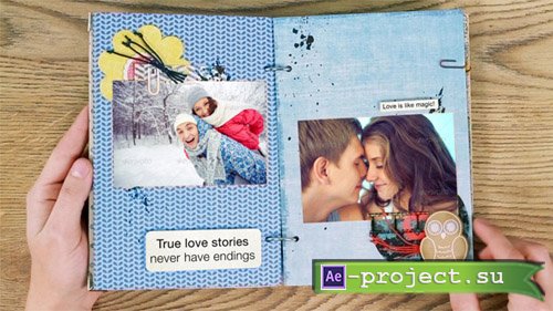 Videohive Love Story Album  - Project for After Effects