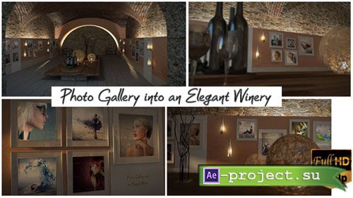 Videohive: Photo Gallery In An Elegant Winery - Project for After Effects