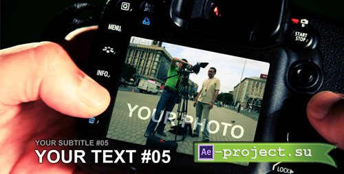 Videohive: PHOTOGRAPHER - Project for After Effects