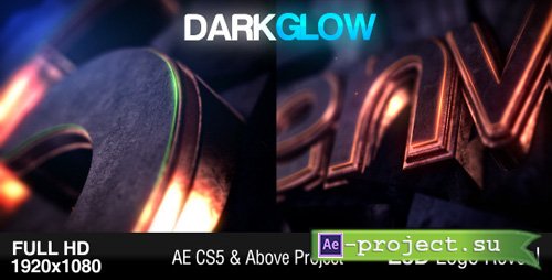 Videohive: Dark Glow Logo Reveal - Project for After Effects