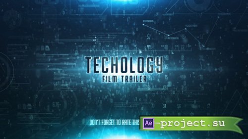 Videohive: Sky Technology Film Trailer - Project for After Effects