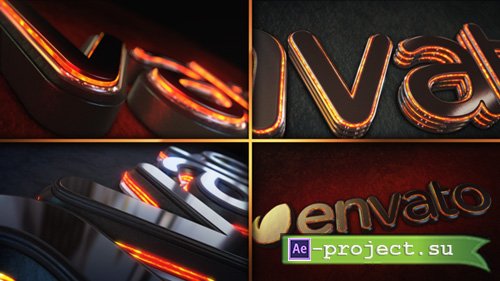 Videohive: Magma Glow Logo Reveal - Project for After Effects