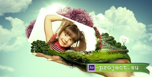 VideoHive World On Hands  - Project for After Effects