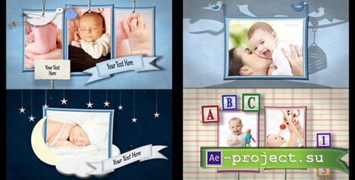 Videohive: Baby Shadowbox Show - Project for After Effects 