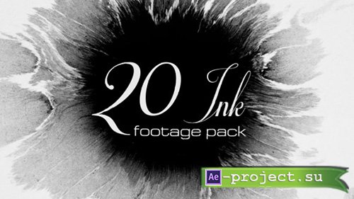 Videohive: 20 Ink footage pack - Stock Footage