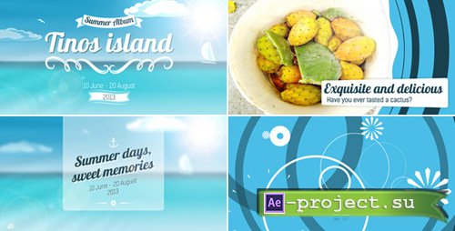 Videohive: Trip to Island Summer Album - Project for After Effects