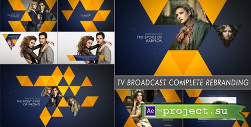 Videohive: TV Broadcast Complete Rebranding - Project for After Effects