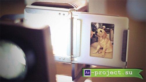 Videohive: Vintage Slide Projector Photo Gallery - Project for After Effects
