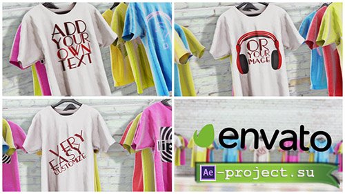 Videohive: T-Shirts Promo - Project for After Effects