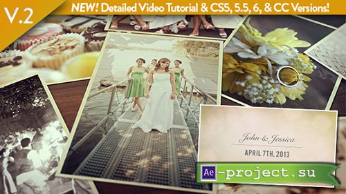 Videohive: Wedding Photos Slideshow - Project for After Effects