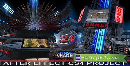 Videohive: Broadcast Design TV Opener - Project for After Effects