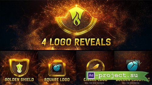 Videohive: Magic Gold Particles Logo Reveal - Project for After Effects