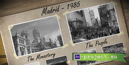 Videohive: Old Photo Album - Project for After Effects