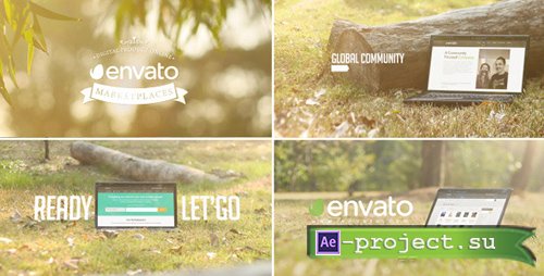 Videohive: Promo Web/Theme/Service In Laptop - Project for After Effects