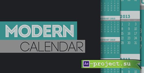 Videohive: Modern Calendar - Project for After Effects