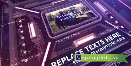 Videohive: The Intense Techno Cube Template - Project for After Effects