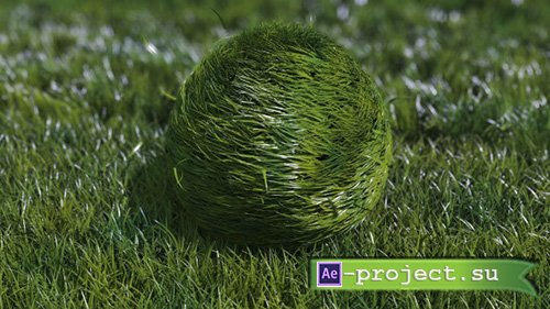 Videohive: Bouncy Grass Ball Logo Reveal - Project for After Effects