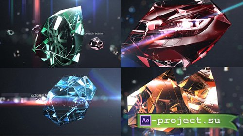 Videohive: Diamonds Photo Slider/Opener- Project for After Effects