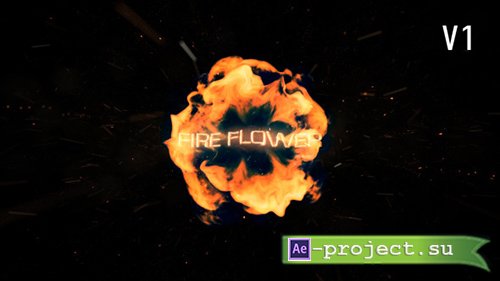 Videohive: Fire Flower Logo - Project for After Effects