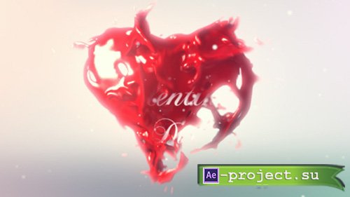 Videohive: Valentines Heart Logo Revea - Project for After Effects