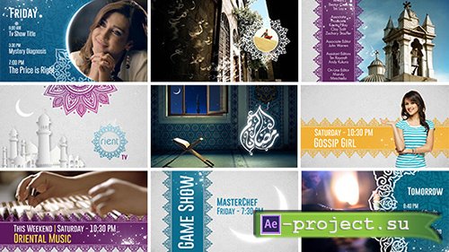 Videohive: Broadcast Ident Package - Ramadan Special - Project for After Effects